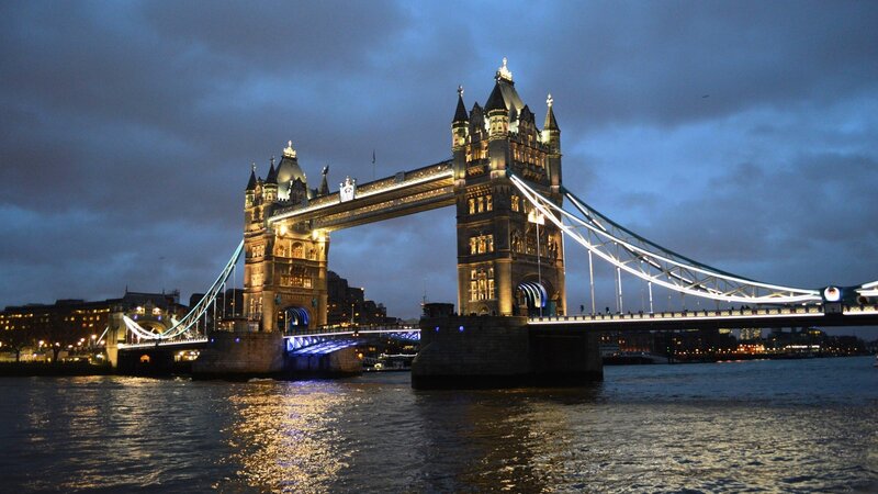 Tower Bridge at Night — River