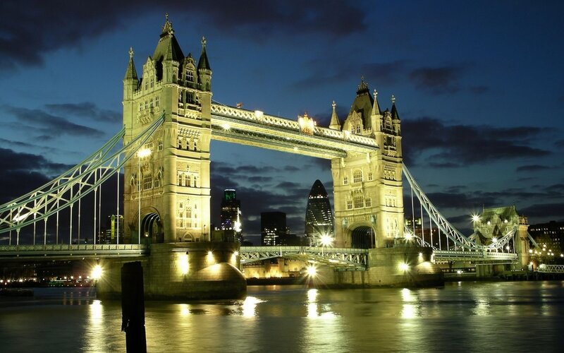 Tower Bridge at night