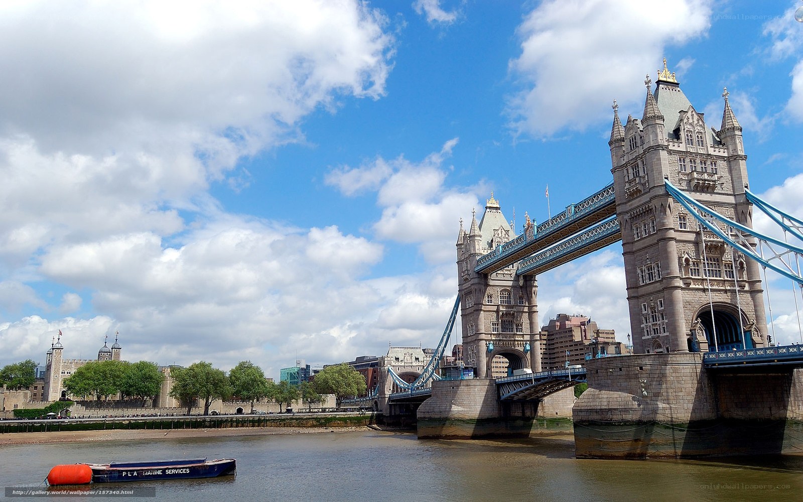 Tower Bridge on a sunny day