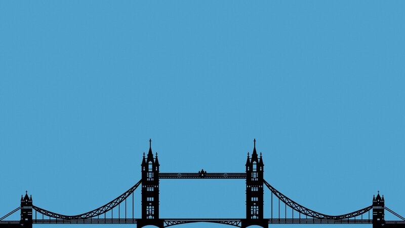 Tower Bridge silhouette