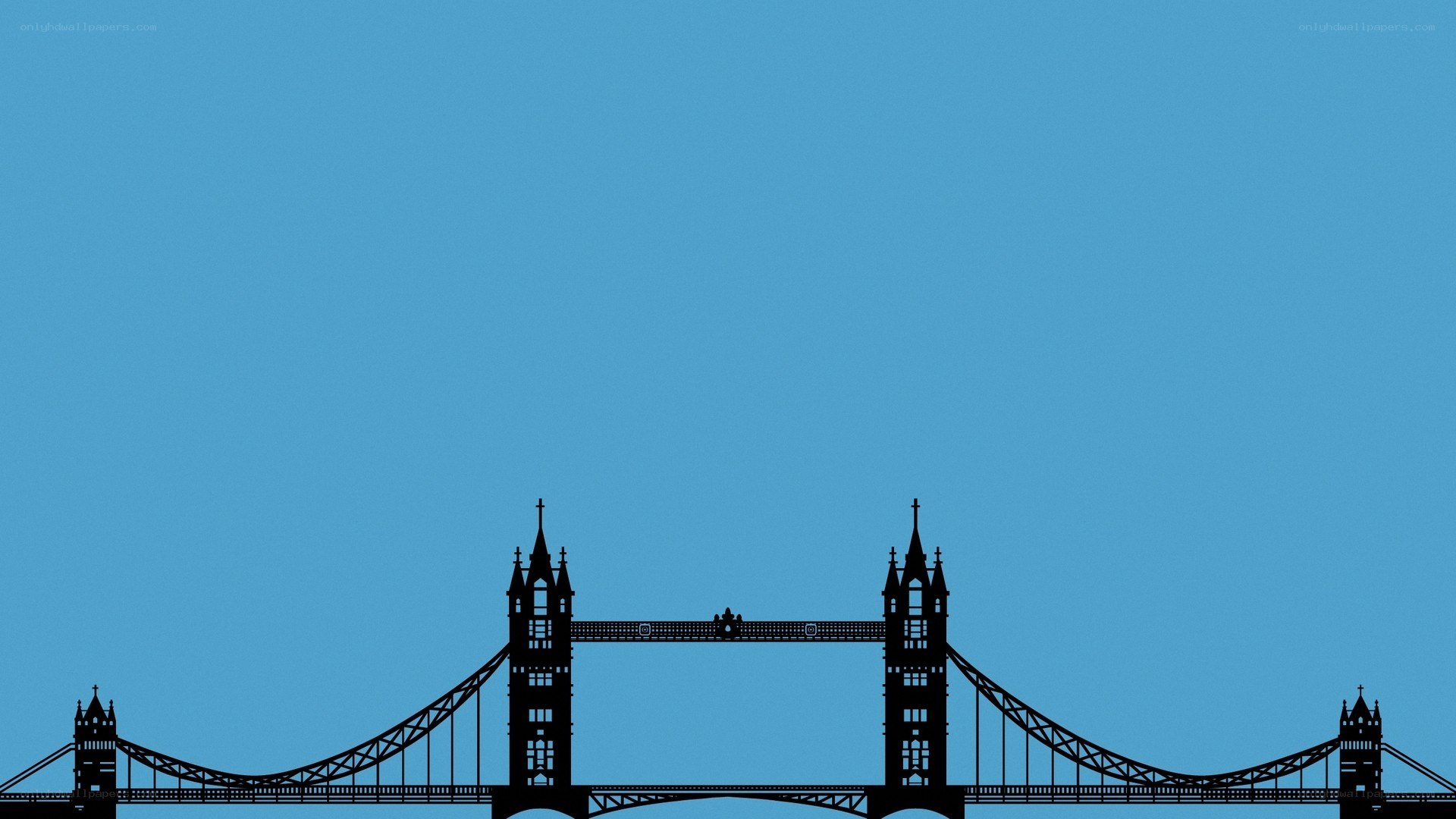 Tower Bridge silhouette