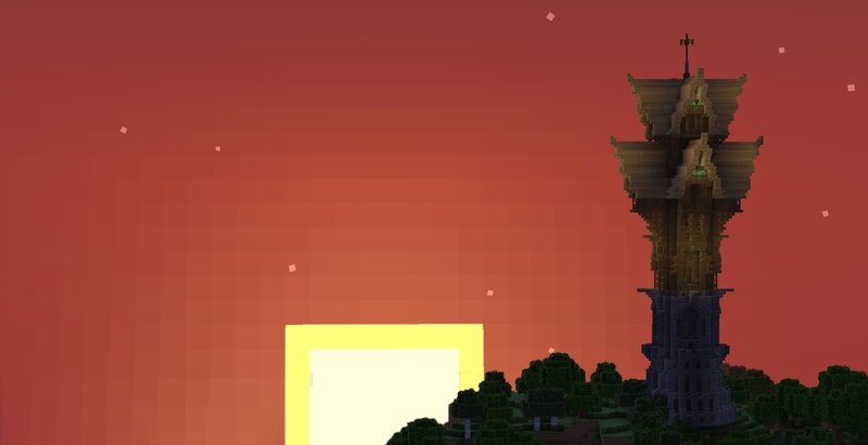Tower in a Blocky World