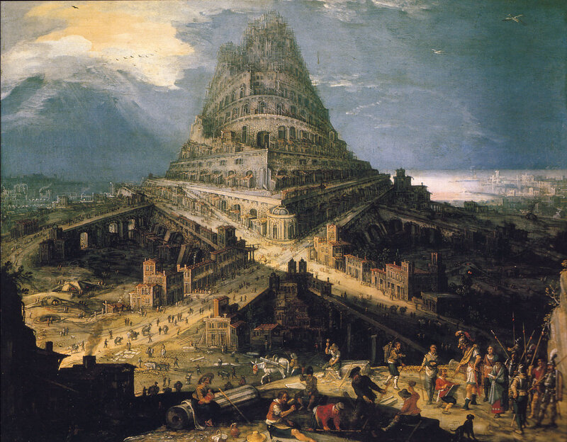 Tower of Babel — Blue, Dramatic