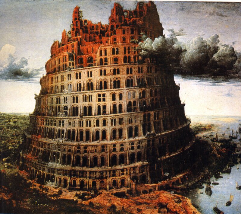 Tower of Babel painting