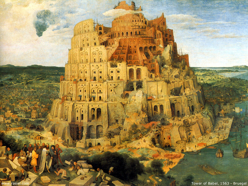 Tower of Babel painting