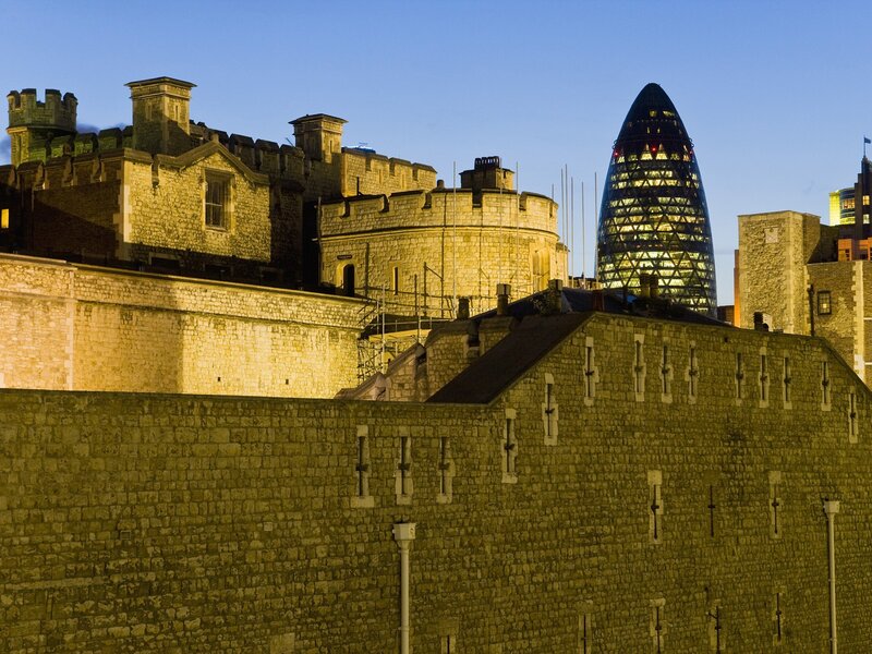 Tower of London with Gherkin