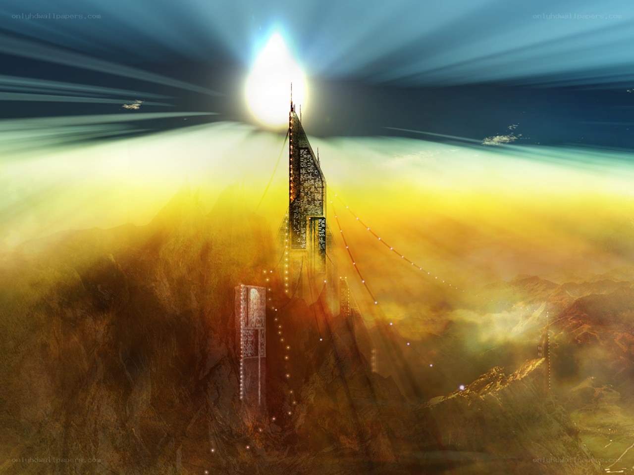 tower reaching the sky
