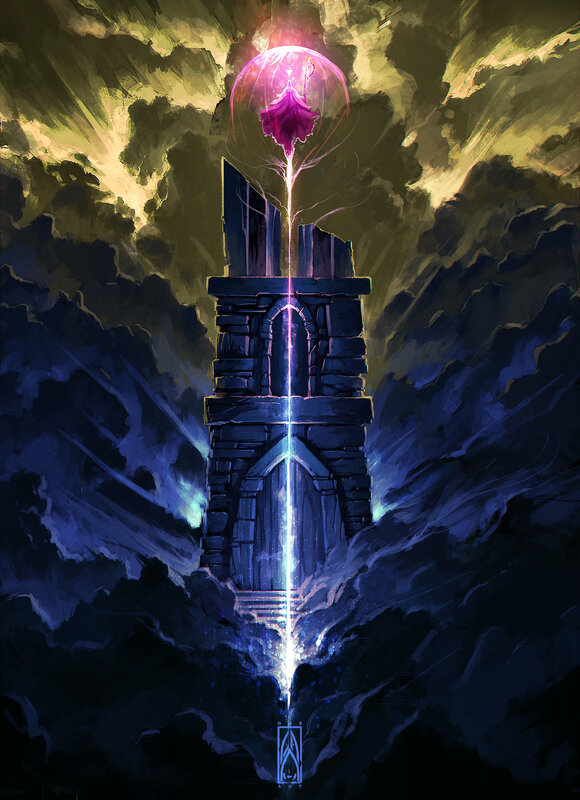 Tower with Glowing Orb