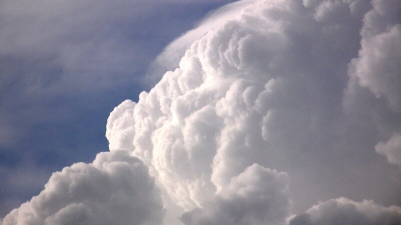 towering cumulonimbus cloud