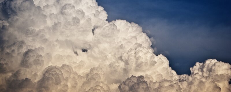 towering cumulonimbus cloud