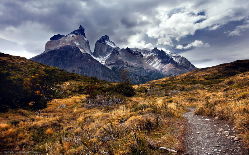 Towering peaks in Patagonia