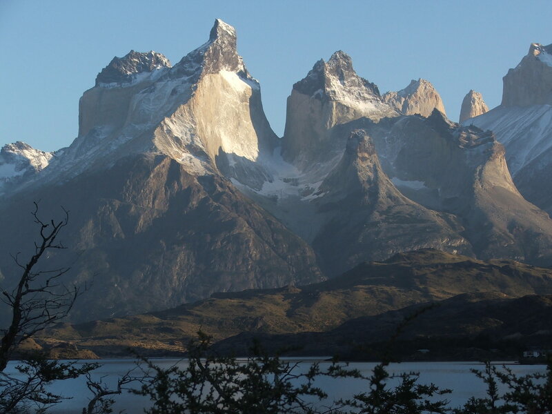 Towering peaks of Torres del Paine
