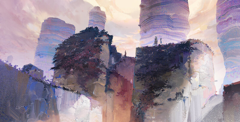 Towering Rock Formations