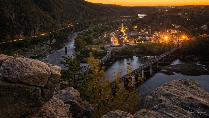 Town at River Bend