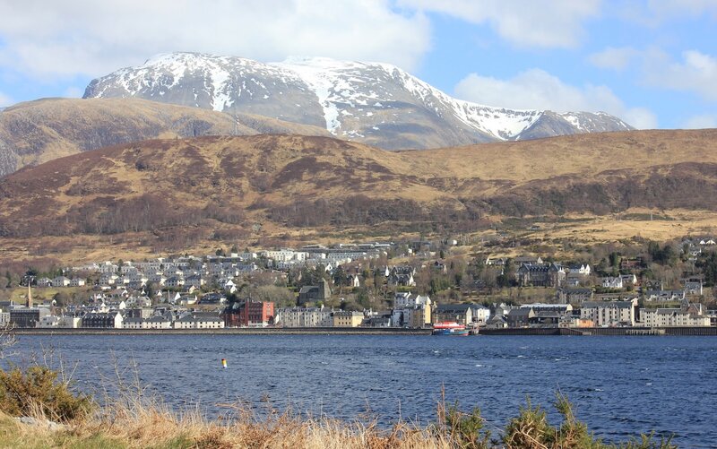 Town by a Loch