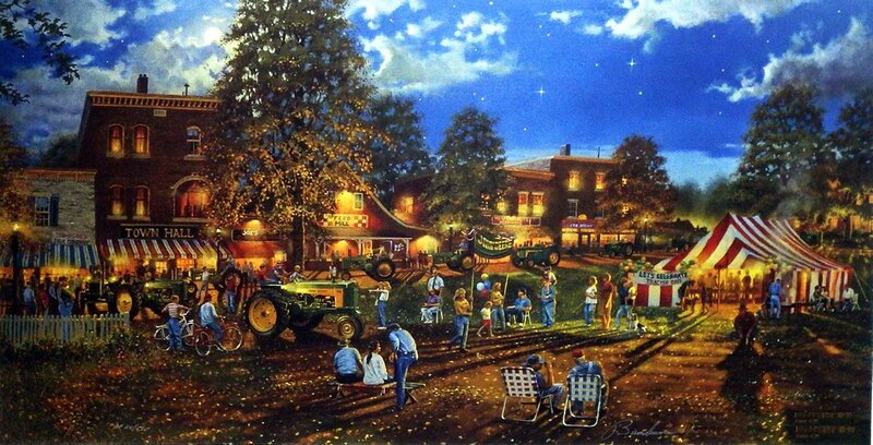 Town Fair at Night