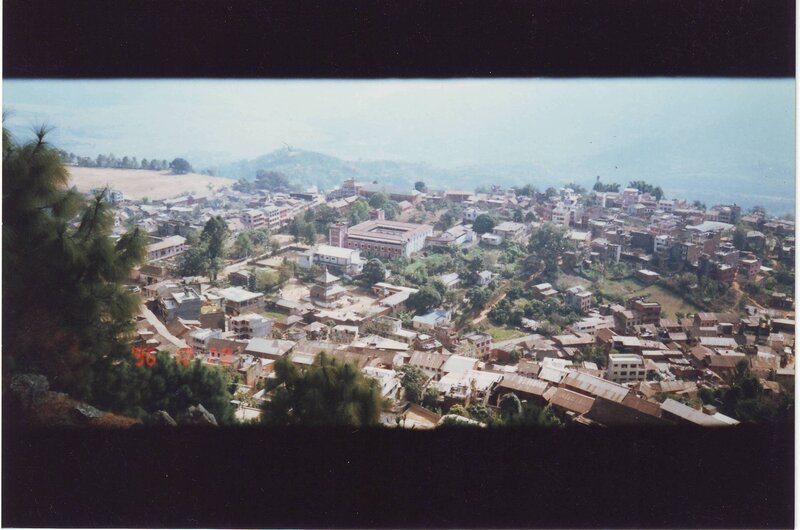 Town from Hillside View