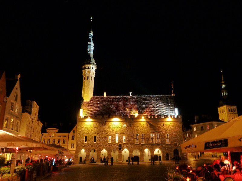 Town Hall at Night