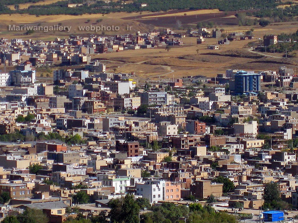 town in a valley