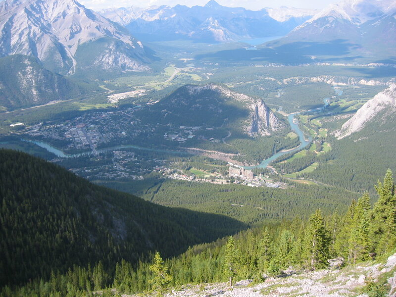 Town in Mountain Valley — Green, Serene