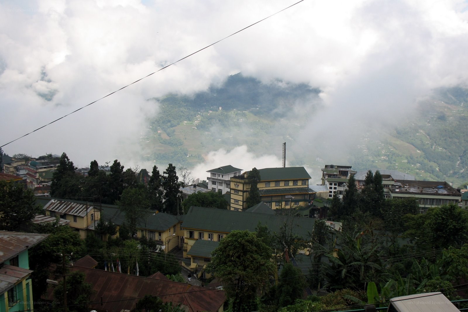 Town in the clouds