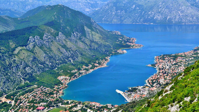 Town on a Bay — Blue