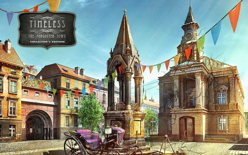 Town Square with Carriage