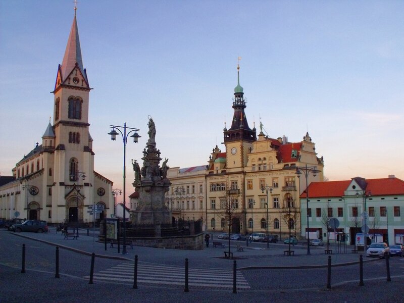 Town Square with Church