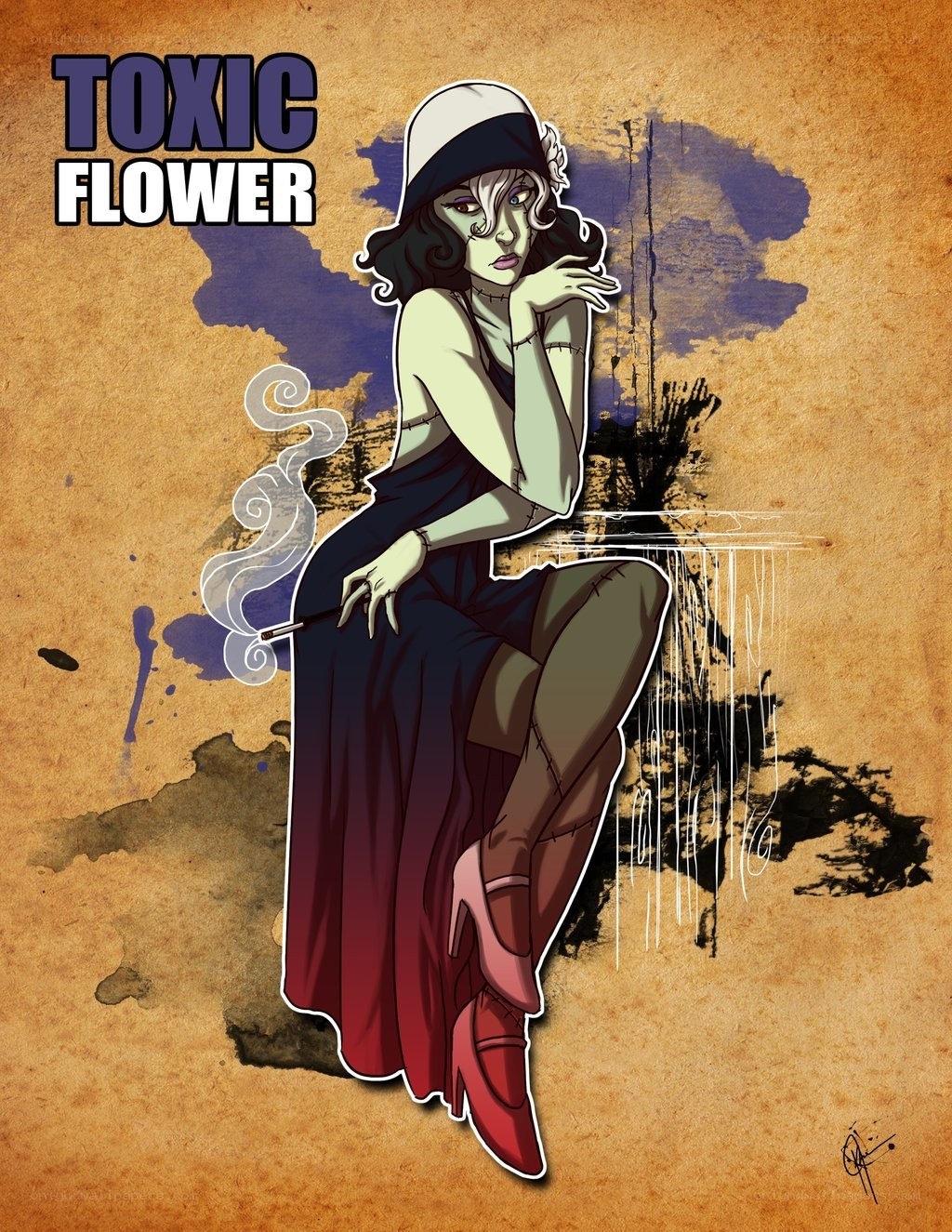 Toxic Flower character art
