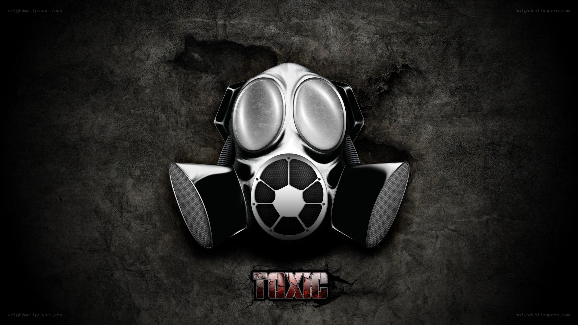 toxic gas mask wallpaper