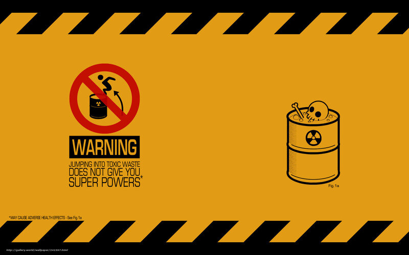Toxic Waste Warning