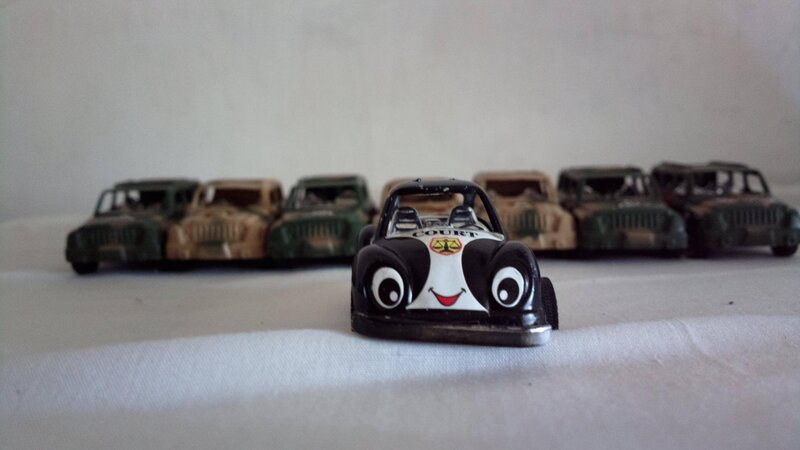 Toy Car with Face