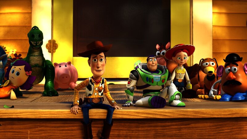 Toy Characters on Shelf