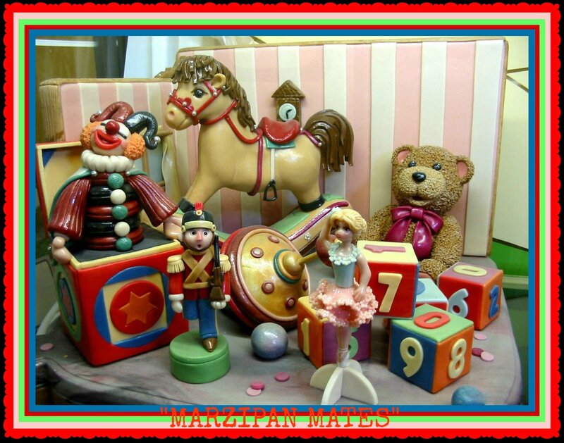 Toy Collection on Cake