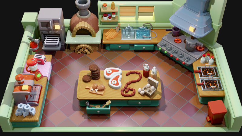 Toy Kitchen Set