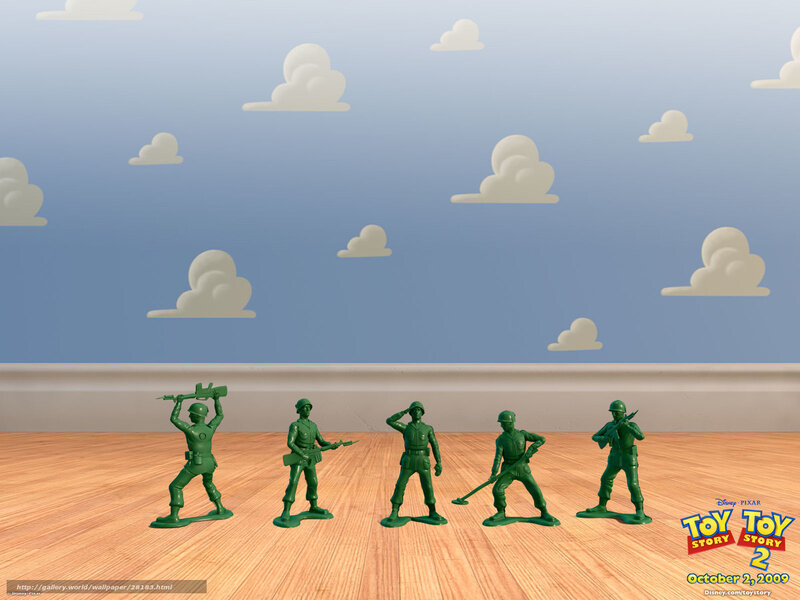 Toy Story 2 green army men