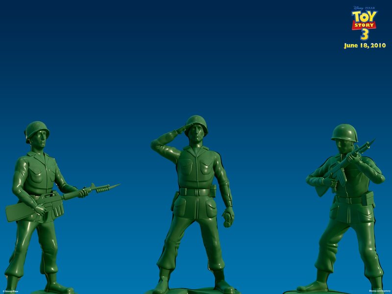 Toy Story 3 green army men