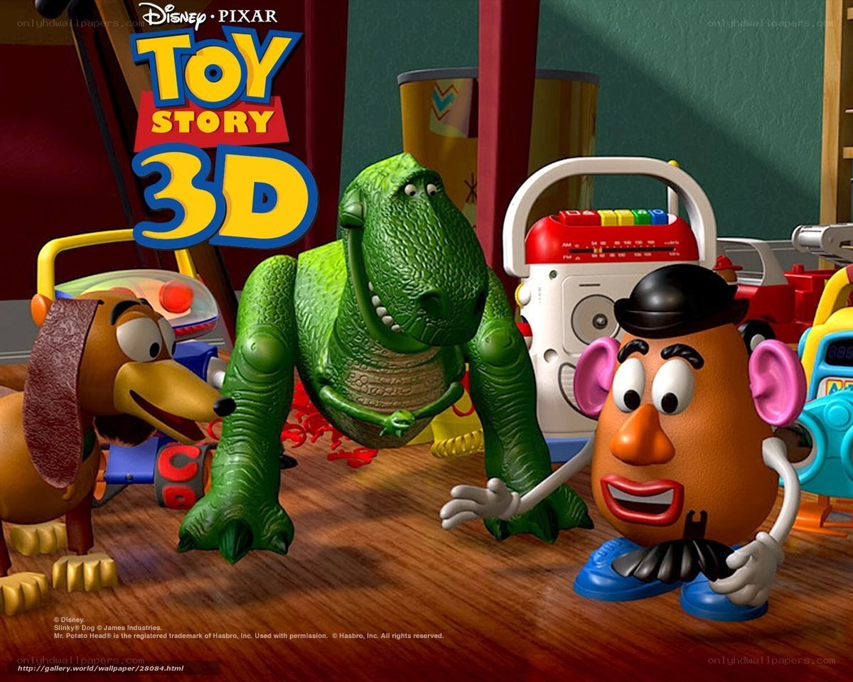 Toy Story 3D characters