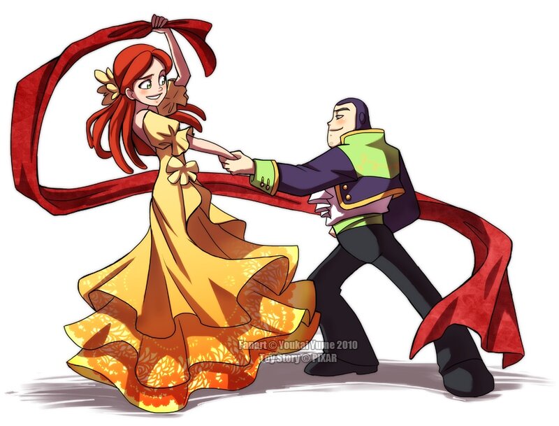 Toy Story characters dancing