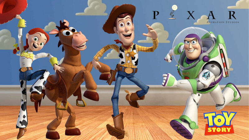 Toy Story characters in action