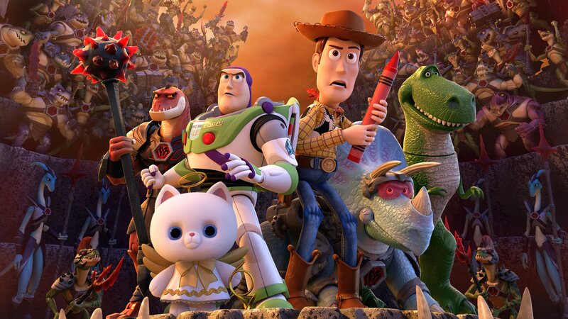 Toy Story Characters in Battle