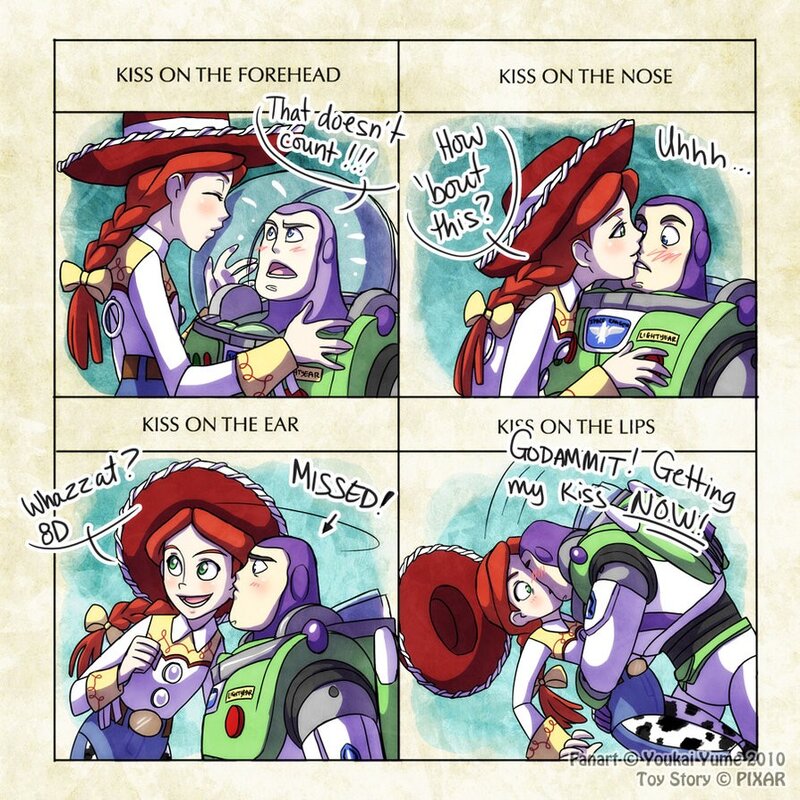 Toy Story kiss comic