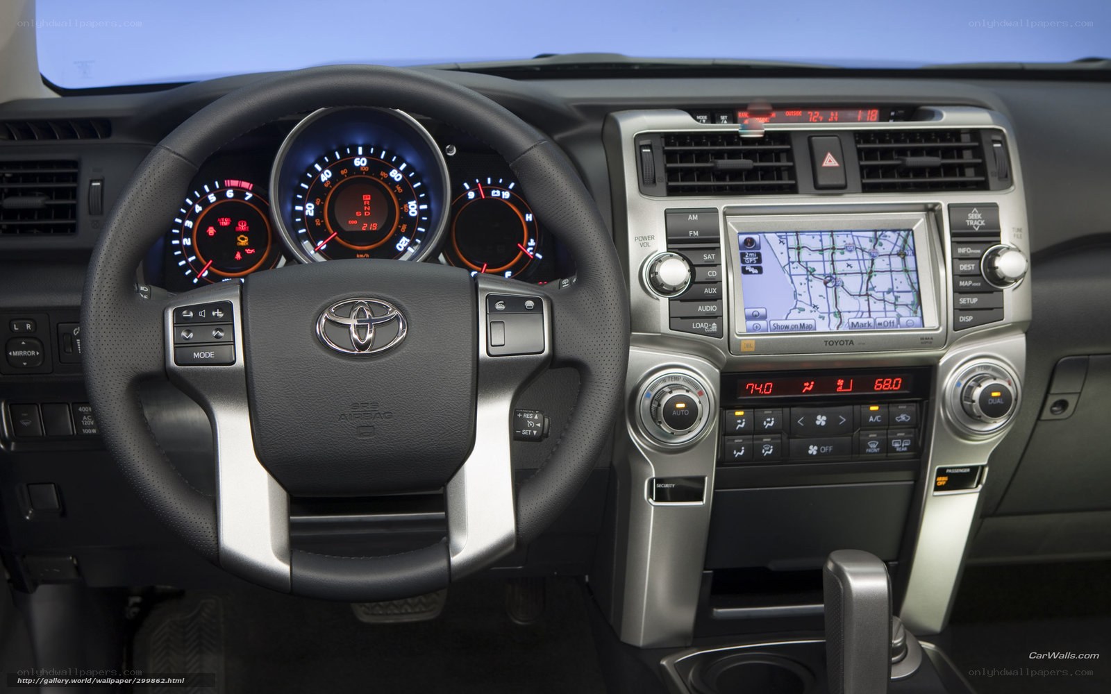 Toyota 4Runner dashboard interior