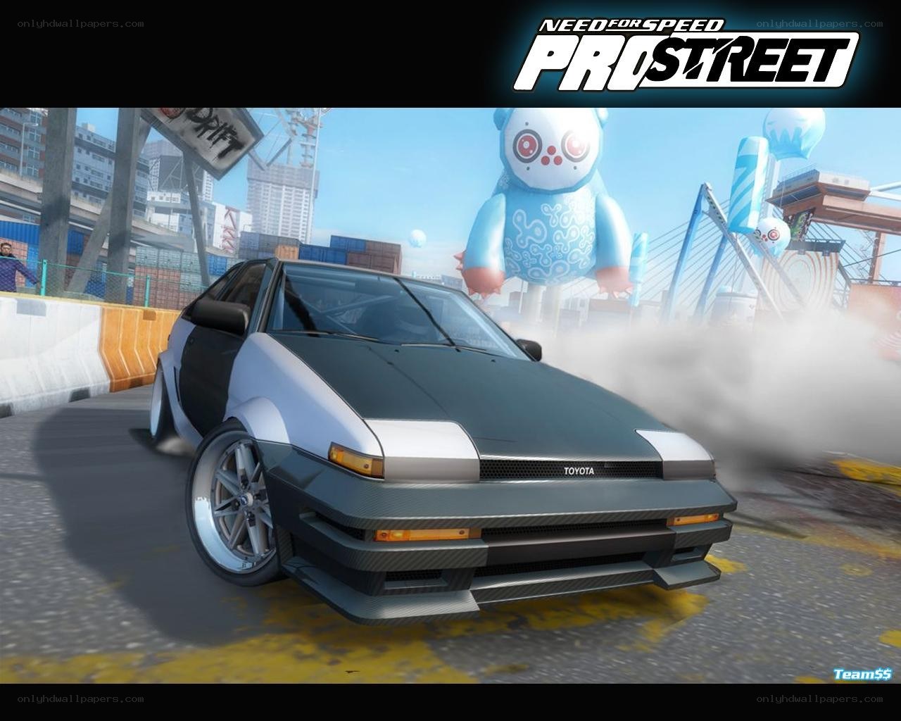Toyota AE86 drifting in ProStreet