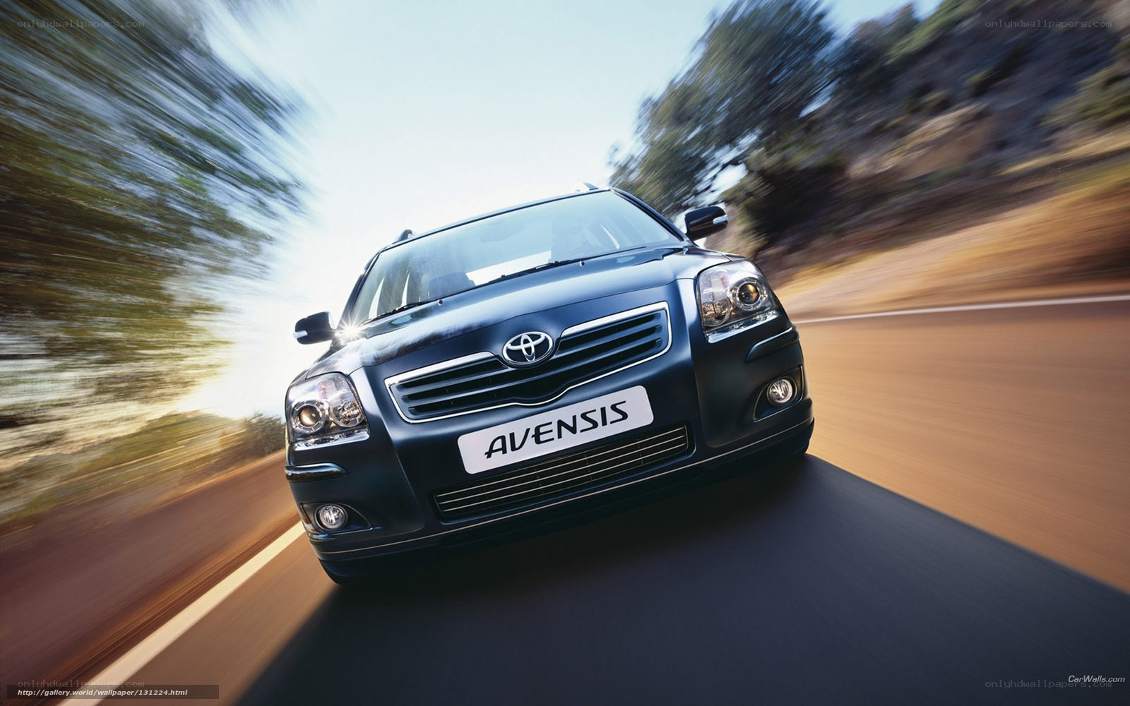 Toyota Avensis in motion