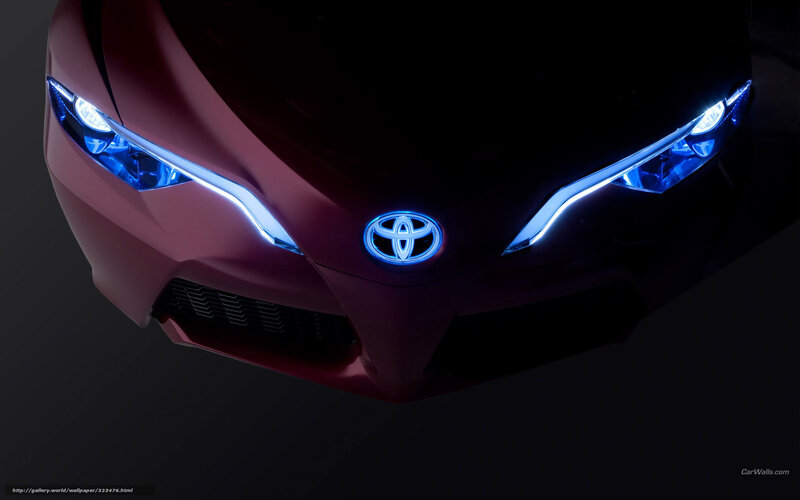 Toyota concept car front view