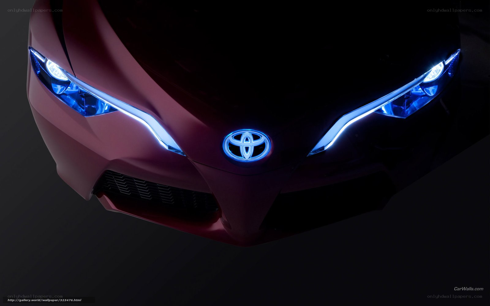 Toyota concept car front view