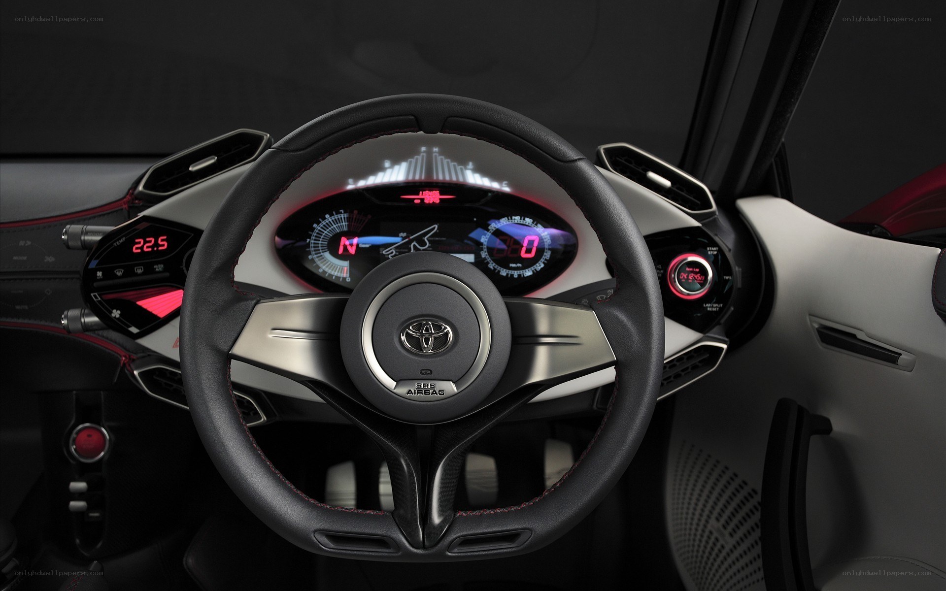 Toyota concept car interior
