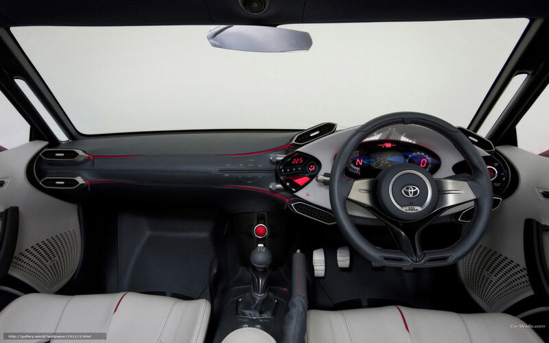 Toyota concept car interior