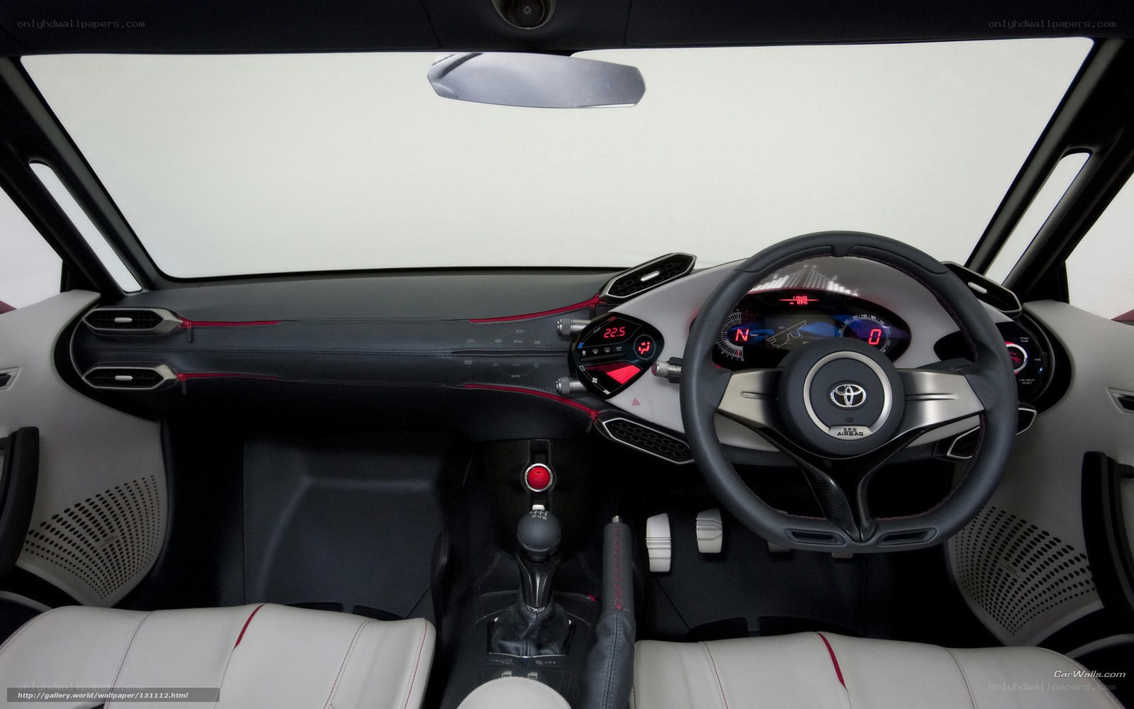 Toyota concept car interior